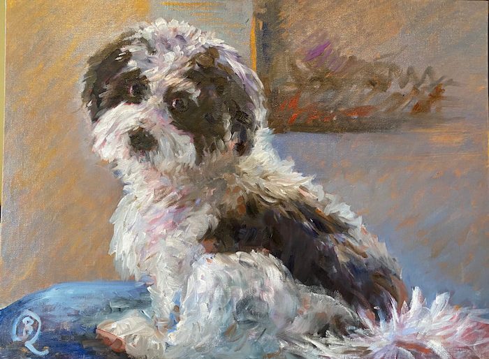 Rossitto_Barbara_ImpressionistPuppy_oil_12x16_700
