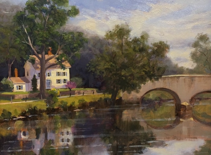 Adkins Hamburg Bridge - Lyme oil