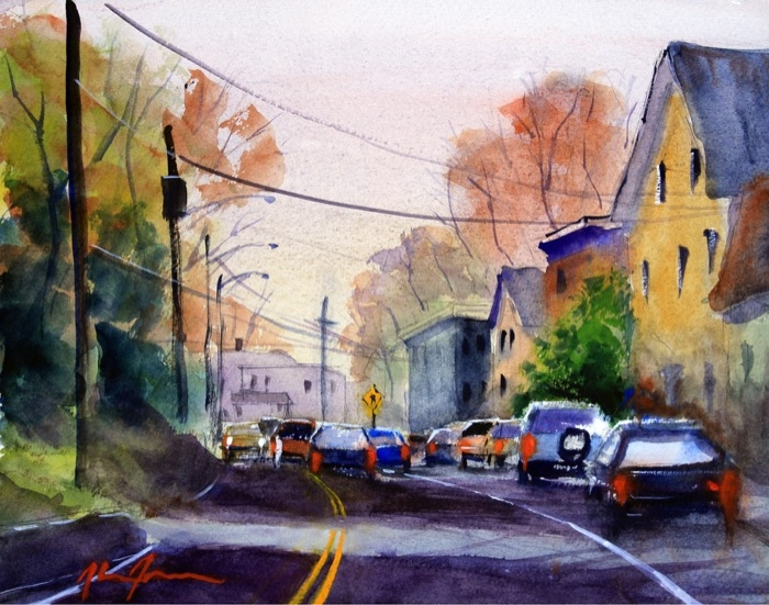 James Deep River watercolor