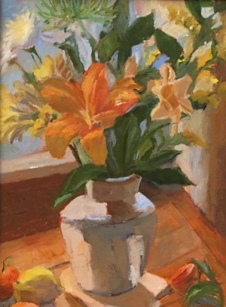 Mann Lilies and Daisies oil