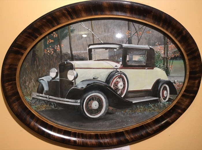 Mendel Vintage Roadster watercolor