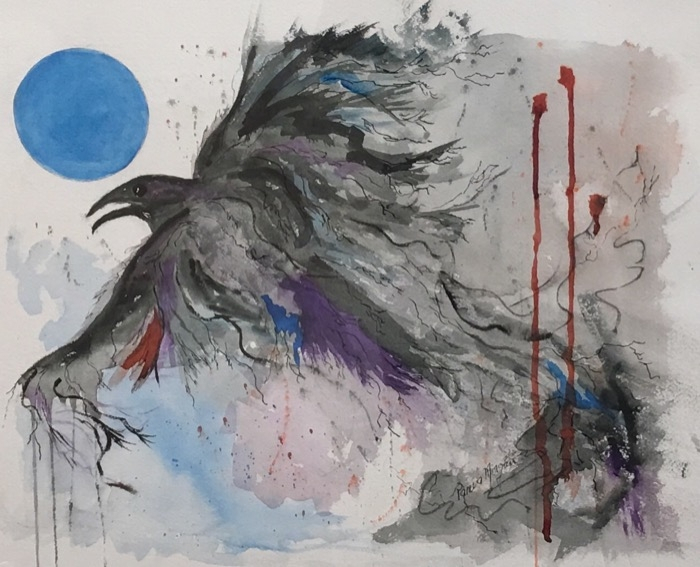 Morgan Flight watercolor