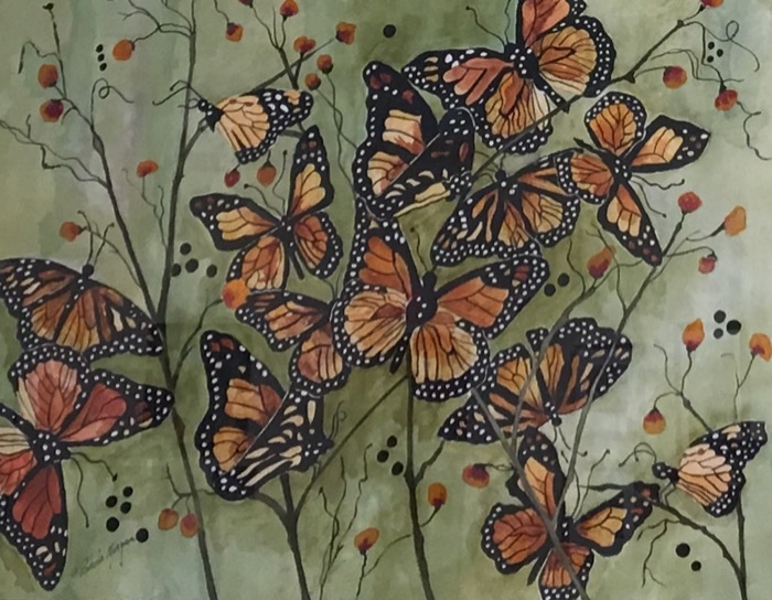 Morgan Regal Monarchs watercolor