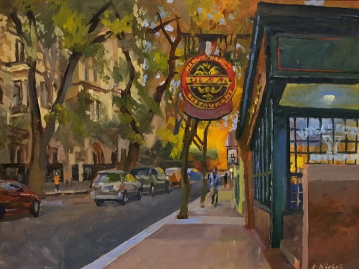 Nichols Wall Street Pizza oil
