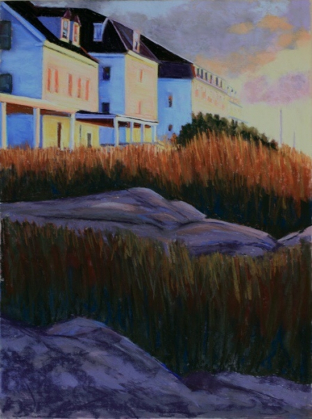 Penfield Reflecting on the Day pastel