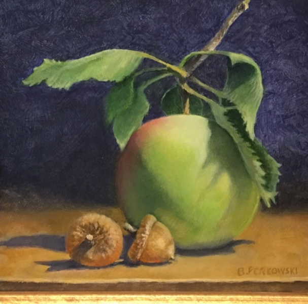 Perkowski Acorns and Apple oil SOLD