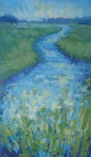 Rogers Meandering Stream Early Summer pastel