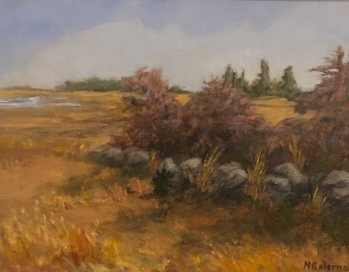 Salerano Winter Marsh acrylic