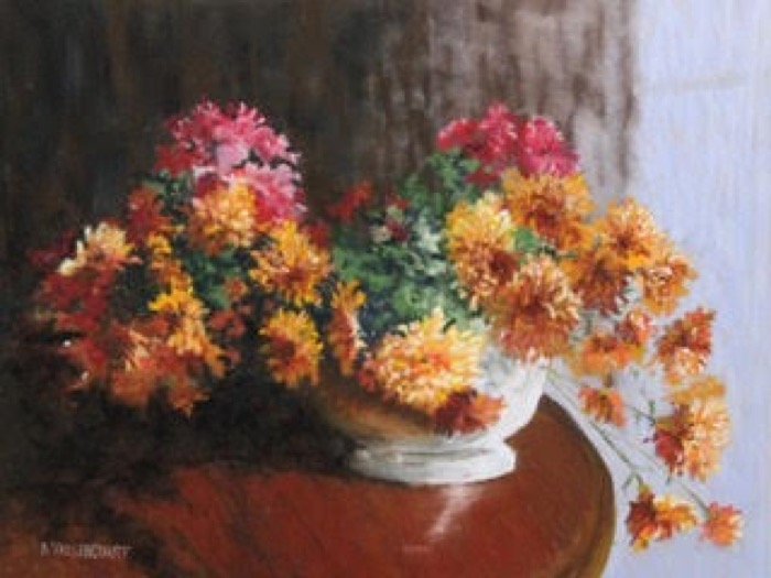 Vaillencourt Morning Mums pastel