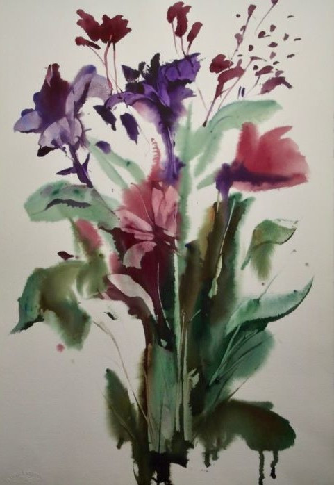 Acosta_Ralph_Spring-Bouquet_watercolor_14x22_950