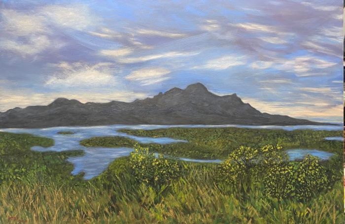 Bavolack_Mark_RiversMerge-HinchinbrookChannelAustralia_oil_2ftx3ft_725