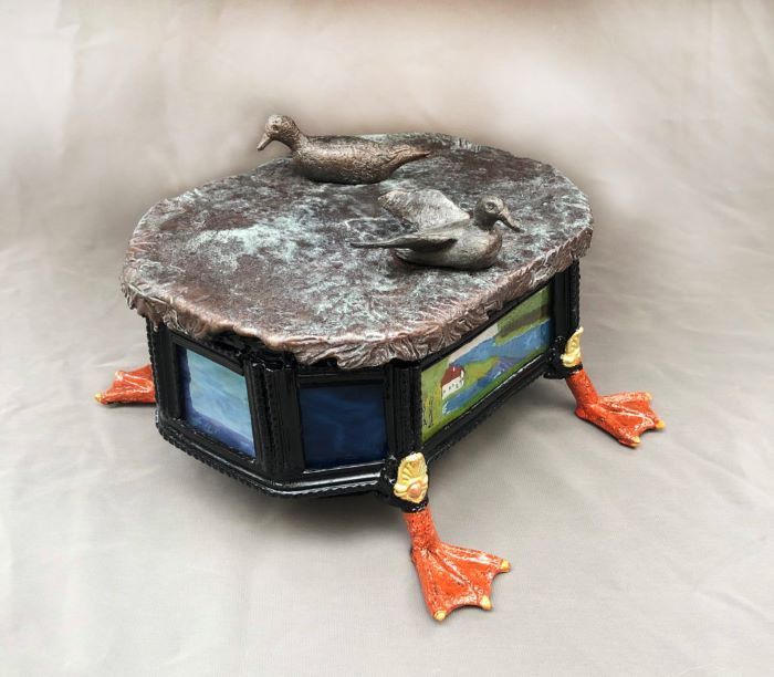 Soares_Joseph_Upon-The-Water_bronze-sculpture_622x622x722_1075