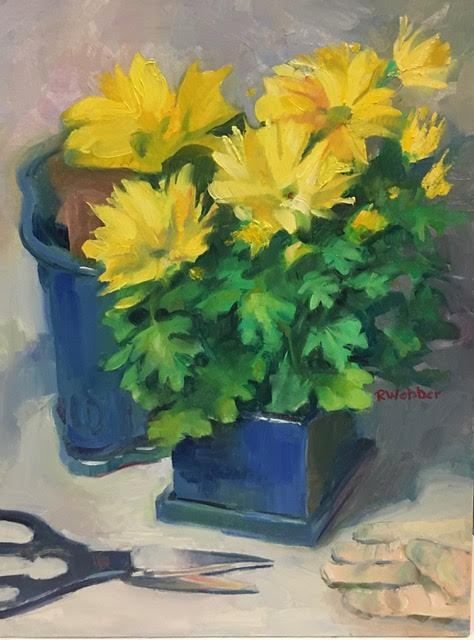 oil painting by Rosemary Webber 12 x 16; 16 x 20 framed $565