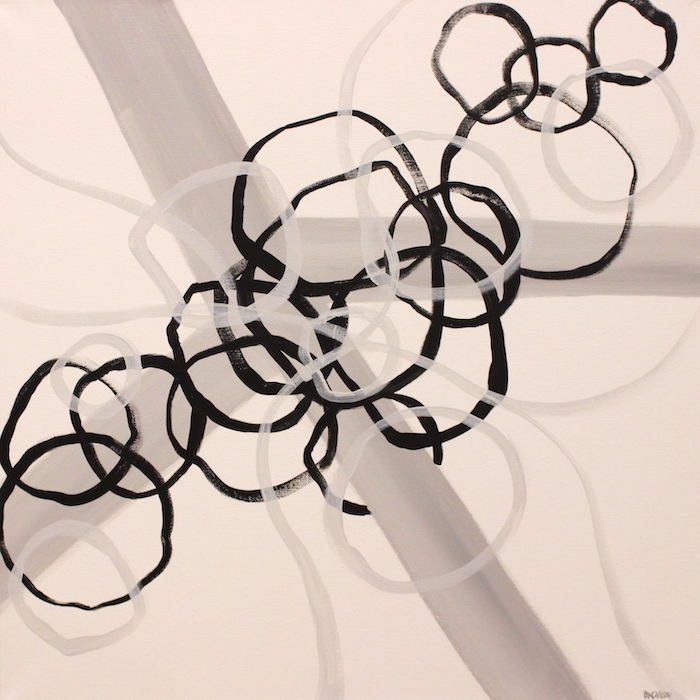 Pam Carlson, "It's Complicated", acrylic, $585