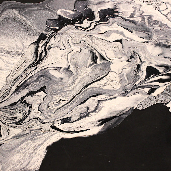 Chandler Davis, "Black and White", acrylic, $200