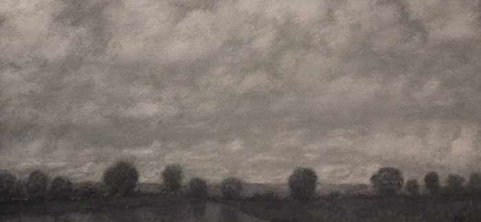 Michael Greene, "Oak Ridge Farm", acrylic, $375