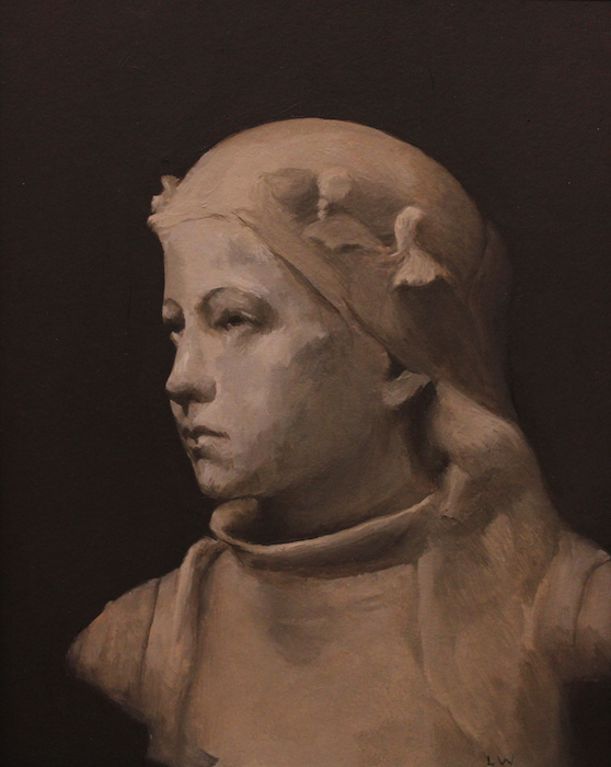Linda Wilkinson, "Joan of Arc", oil, $300 SOLD