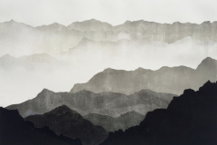 Kathleen DeMeo, "Smoky Mountains", monotype, $800