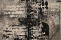 Catherine Mansell, "Underground", ink, wax, oil, $300