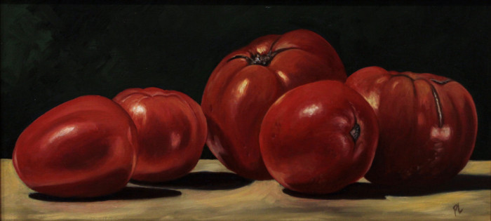 Lynch, Patrick, "Summer Tomatoes", Oil, $800
