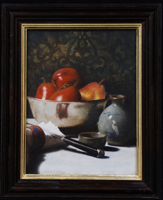 Barbour, Charles F., "Kanpai", Egg Tempera, $2400