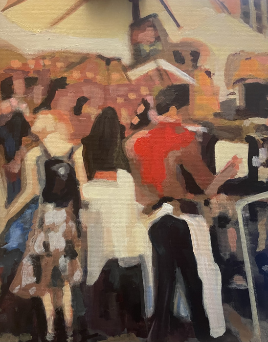 Barton, Cynthia, "Al Fresco Evening", Acylic, $475