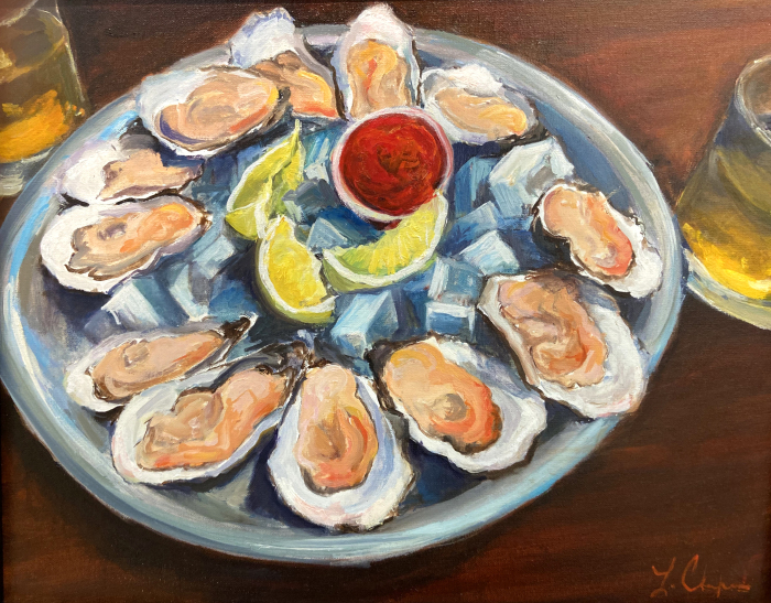 Skelskey-Chapin, Lorraine, "Happy Hour", Oil, $595