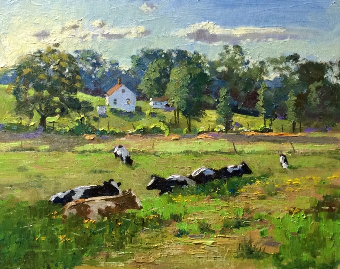 Thomas Adkins, Hot and Humid, oil, 11x14, $1,400