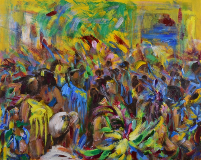 John Blair, "Cayman Carnival", acrylic, 24x30, $920