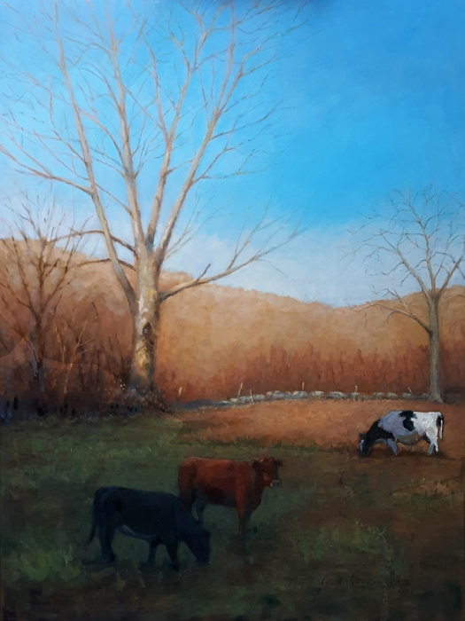 Jack Broderick, "Josuha's Tree", oil, 24x18, $3,200