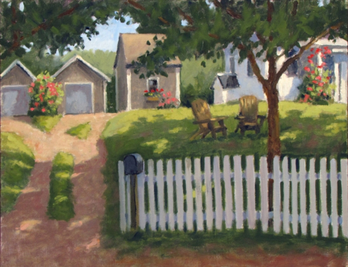 Jack Broderick, "Summer Shade", oil, 16x20, $2,200