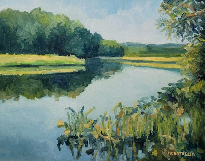 Michael Centrella, "Lieutenant River", oil, 16x20, Sold