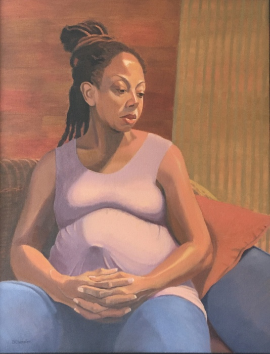 Diane Chandler, "Waiting", oil, 28x22, $900