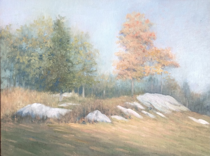 Donna Gilberto, "Autumn Hilltop, Old Lyme", oil, 12x16, $1,200