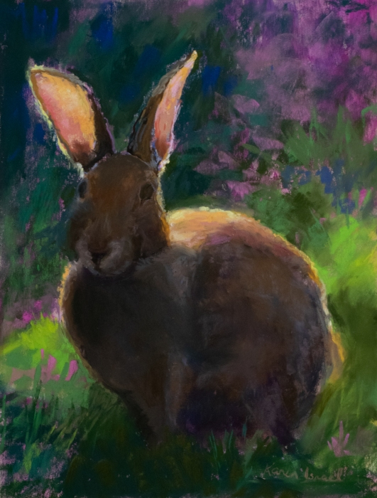 Karen Israel, "Sound Judgment", pastel, 12x9, $775