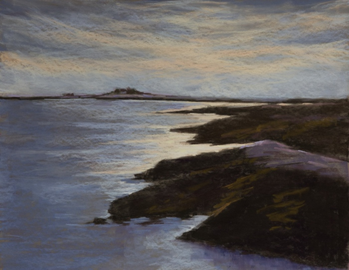 Jane Penfield, "Star Island Morning", pastel, 12x16, $900