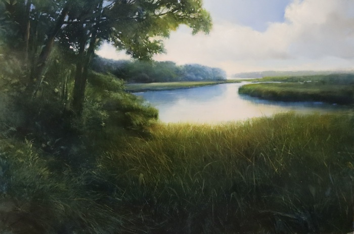 Janine Robertson, "Meadow Grass", oil, 24x36, $2,900