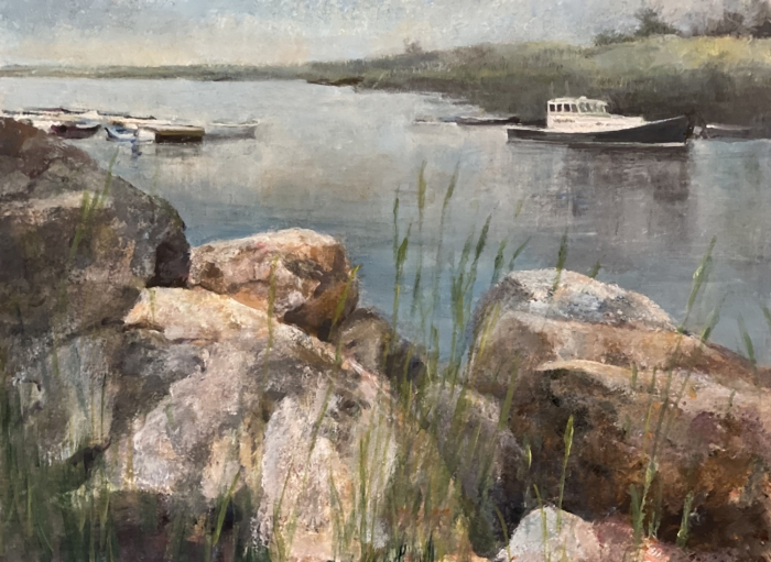 Shauna  Shane, "Waiting", acrylic, 18x24, $1,400