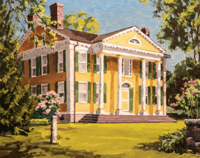 Bill Sonstrom, "The Florence Griswold House", oil, 16x20, $1,200