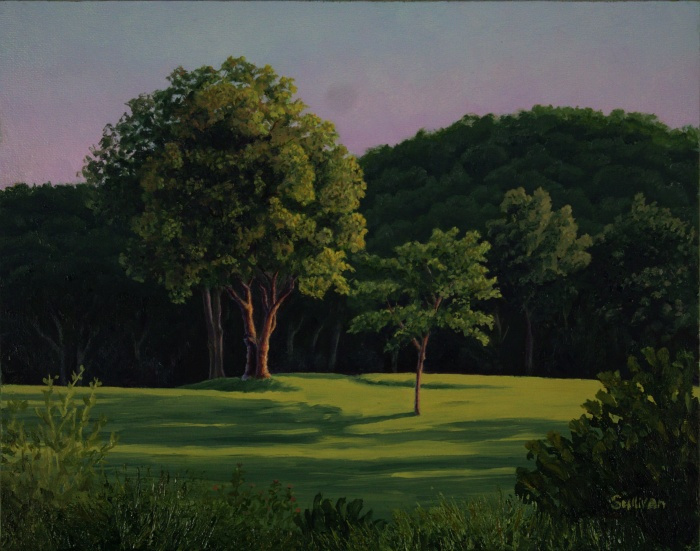 Shawn Sullivan, "Long Shadows", oil, 11x14, $1,000