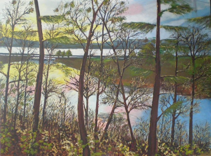 Vivian Zoe, "X Marks the Spot", oil, 36x48, $900