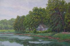 Mike Berlinski, "The Lieutenant River, Early Summer", oil, 16x20, $975