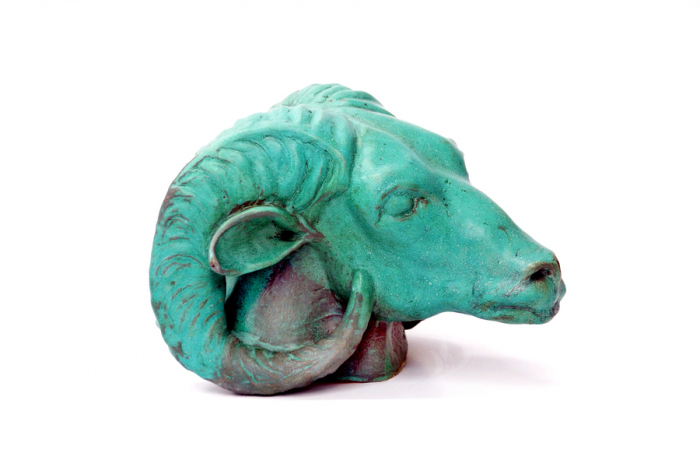 Serena Bates, "Amun Ra", bronze, $5,000, 12 x 14 x 6
