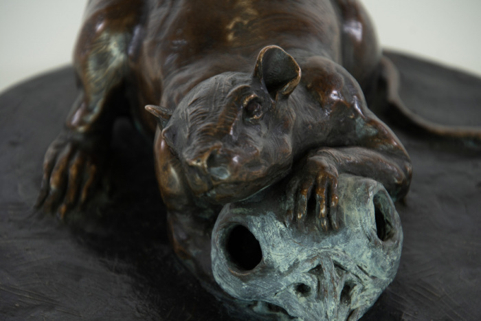 Serena Bates, "My Precious", bronze, $3,200, 5 x 12 x 12
