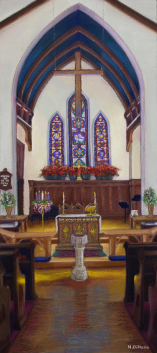 Nicole DiStasio, "Grace", Pastel, $1,300, 36 x 19