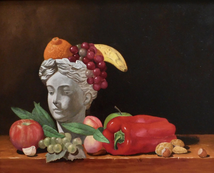 Veronique Fournier-Wynne, "The gifts of Mother Earth", Oil, $1,500, 16 x 20