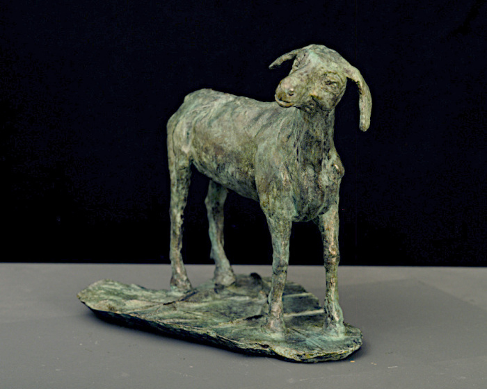 Luz-Mary Harris, "Nubian Goat", Sculpture, $4,500, 11 x 13