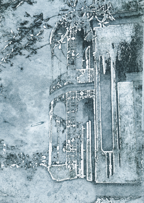 Susan Hoffmann, "Colonel Short's Villa (back view) New Orleans Garden District", Graphic, $6,000, 17 x 16