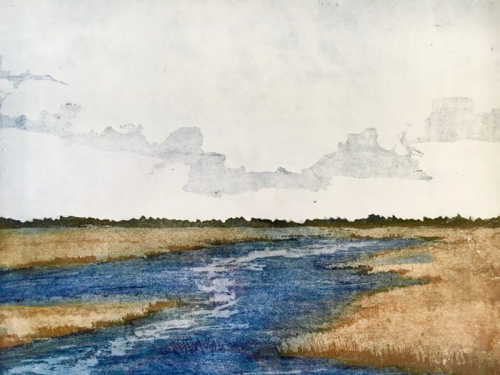 Flo Kemp, "O Wionsome Wetlands", Graphic, $450, 16 x 20