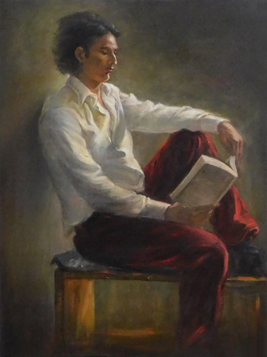 Zhi Li, "The Light", Oil, $1,800, 24 x 18